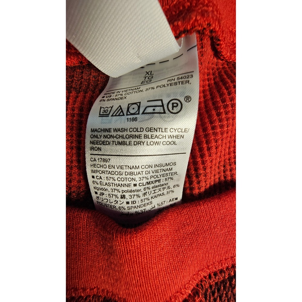 Old‎ Navy Womens XL Red Buffalo Plaid Waffle Knit Pajama Leggings 340481-02 - Picture 5 of 7